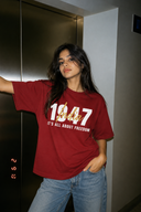 Unisex Oversized 1947 T-Shirt