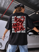 Raw And Real Unisex Terry Oversized Tee