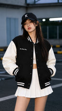 Unisex Varsity Plain Jacket