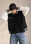 Unisex Varsity Plain Jacket